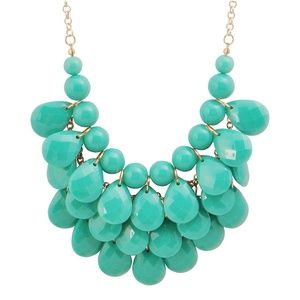 Fashion Floating Bubble Necklace Teardrop